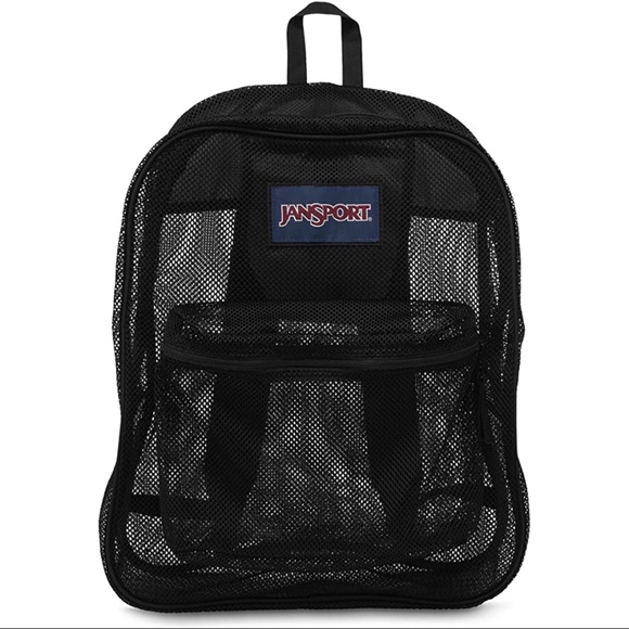 Jansport Handbags - JanSport Black Goth Mesh BackPack 🎒